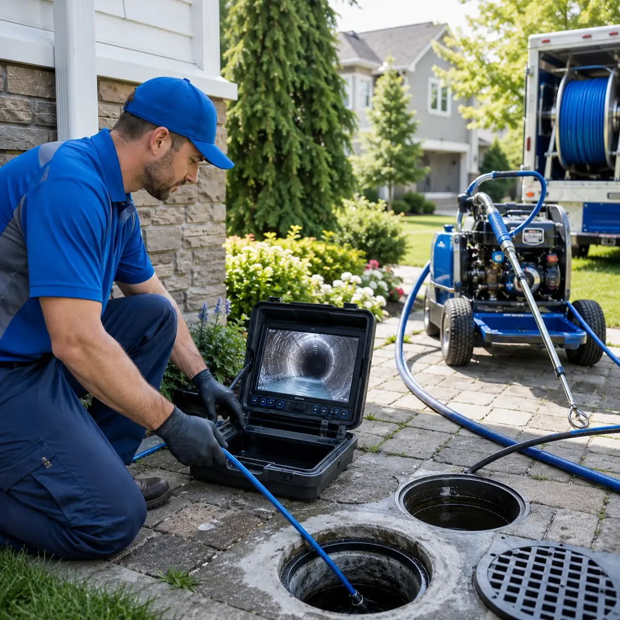 Outdoor drain cleaning professionals serving Riverdale, MD